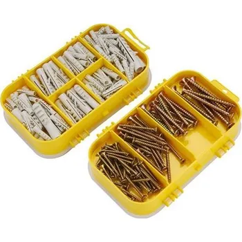 Hmoždinka Sada vrutů s hmoždinkami EXTOL CRAFT 1445 170ks