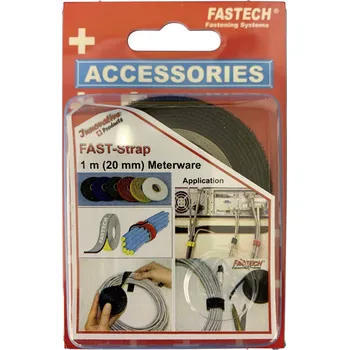 Zip FASTECH® 910-330C pásek se suchým zipem ke spojování háčková a flaušová část (d x š) 1000 mm x 20 mm černá 1 m