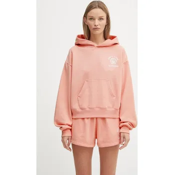 Dámská mikina Mikina Sporty & Rich California Emblem Soft Cropped, L, růžová, 39X