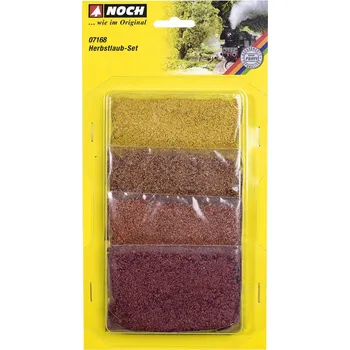 Modelová železnice NOCH 07168 materiál k zalistění podzimní listí žlutá, červená, hnědá, oranžová