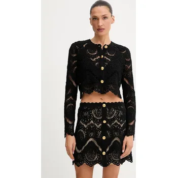 Dámský svetr Bavlněný kardigan Twinset 251TS3090 černá 99X, vel. M