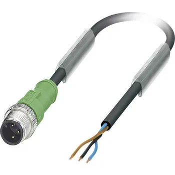 Phoenix Contact SAC-3P-M12MS/1,5-PUR upravený zástrčkový konektor pro senzory - aktory, 1668014, piny: 3, 1.50 m, 1 ks