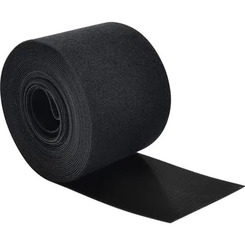 Zip Quadrios 25CA513 pásek se suchým zipem, ke spojování, háčková a flaušová část, černá, metrové zboží