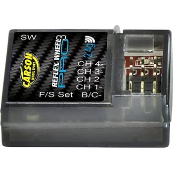 RC vybavení Carson Modellsport Reflex Wheel Pro 3 4-kanálový přijímač 2,4 GHz Zásuvný systém uni (Graupner/JR/Futaba)