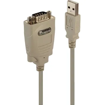 LINDY USB, sériový konvertor [1x USB 1.1 zástrčka A - 1x sériový (9 pinů)] Adapter 1.00 m
