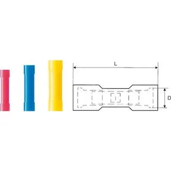Weidmüller 9200500000 krimpovací spojka 1.5 mm² 2.5 mm² plná izolace modrá 100 ks