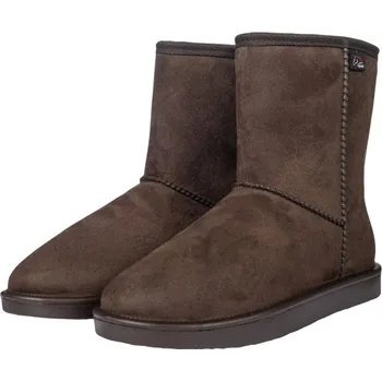 Jezdecká obuv Boty HKM DAVOS All-weather válenky Tmavě hnědá 39