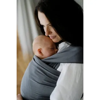 Šátek na nošení dítěte Little Frog elastický šátek na nošení miminek - Lava