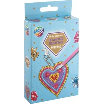 kreativní sada Vytvoř si vlastní PŘÍVĚSEK SRDCE DIY kreativní sada diamond painting