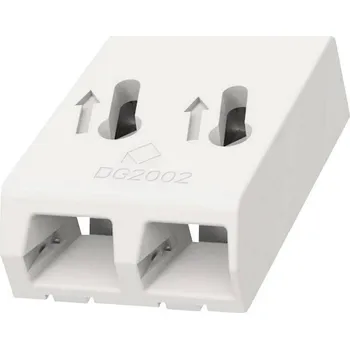 Degson DG2002-4.0-02P-11-00AH-1 svorka pro desky plošných spojů 0.75 mm² Pólů 2 bílá 1 ks