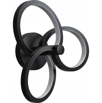 Nástěnné svítidlo Sanico Goldlux LED nástěnné svítidlo RIBBON 12W černé 4000K IP20 - 336002