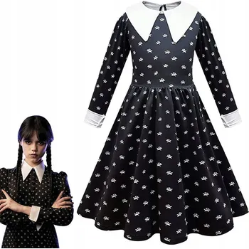 Karnevalový kostým Kostým Wednesday del-sol vel. nad 158