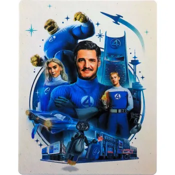 Blu-ray film The Fantastic Four: First Steps Limited Edition 4K Ultra HD Steelbook Blu-ray 4K disk