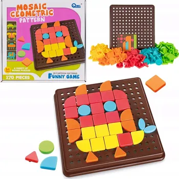 Puzzle MOZAIKA SKLÁDAČKA TVARY 170 DÍLKŮ