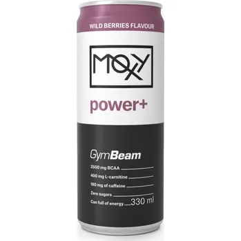 Energetický nápoj GymBeam MOXY power+ Energy Drink, 330ml Příchuť: mango marakuja