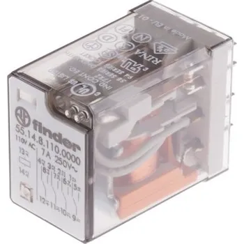 Relé Relé bez blokování 4PDT Montáž na plošný spoj 110V ac