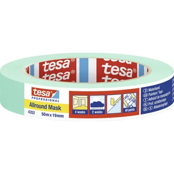 Izolační páska tesa ALLROUND MASK 04352-00000-00 krepová lepicí páska mátová (d x š) 50 m x 19 mm 1 ks