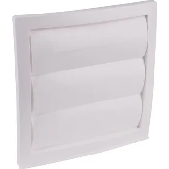 Domácí ventilátor Wallair NW 125 ventilační mřížka s žaluziemi plast vhodný pro trubice s Ø: 12.5 cm