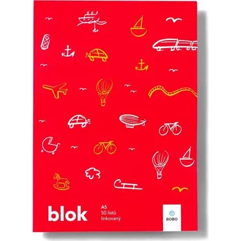 Dětské zboží Poznámkový blok SVĚT A5 - linkovaný 50 listů