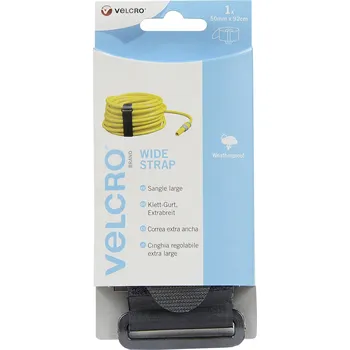 Zip VELCRO® VEL-EC60329 pásek se suchým zipem s páskem háčková a flaušová část (d x š) 920 mm x 50 mm černá 1 ks