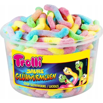 Cukrovinka Trolli kyselé želé Želé Bonbony 1050 g německé