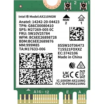 Síťová karta Síťová karta Intel Wi-Fi 6E AX210 M.2 2230