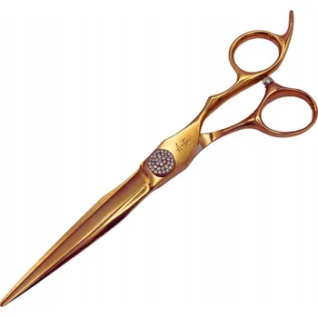 Kadeřnické nůžky ARTE Profesionální kadeřnické nůžky FK02-65 zlaté