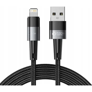 Datový kabel Kabel Tech-protect USB - Apple Lightning 2 m černý