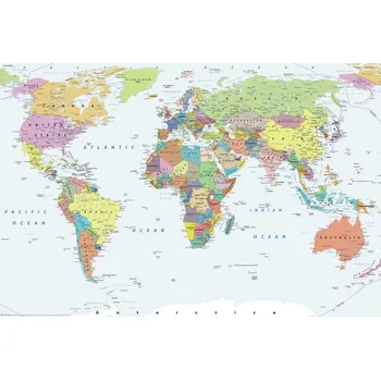 Plakát Plakát mapa světa - politická 4