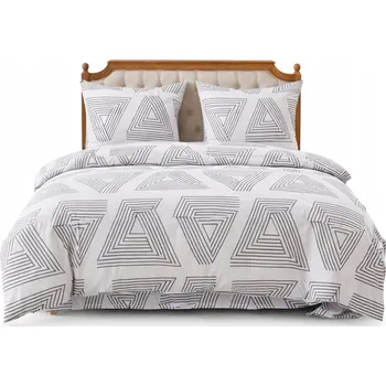 Povlečení POVLEČENÍ 160x200cm Bavlněný Satén + PROSTĚRADLO 4 DÍLNÁ SOUPRAVA AML-3037