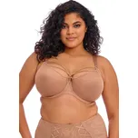 Elomi Sachi podprsenka s měkkými košíčky a hlubokým výstřihem s ozdobnými pásky, barva cafe au lait, velikost 90K (EU) / 40H (UK)