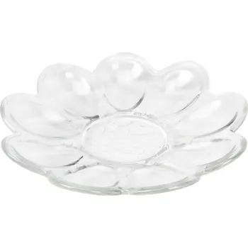Talíř Talíř na vejce Huta Szkła w Jaśle 21,5 cm průhledný