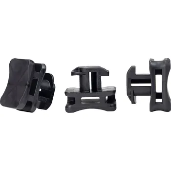 Organizace kabelů HellermannTyton ACFM8W6.2PT3-PA66/6HIRHS-BK úchytka pro stahovací pásek profilová lišta 151-03249 tepelně stabilizovaná, odolné proti úderu černá 25 ks