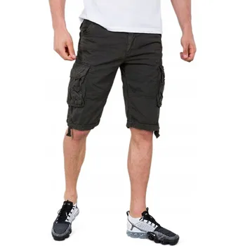Kraťasy Alpha Industries Jet Short šedo-černé 38