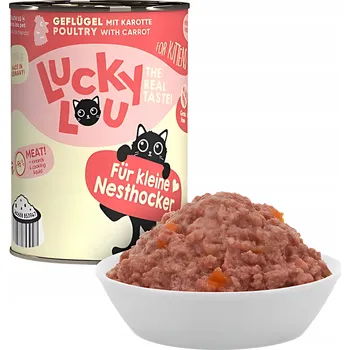 Krmivo pro kočku Lucky Lou Lifestage Kitten Drůbež konzerva 400g