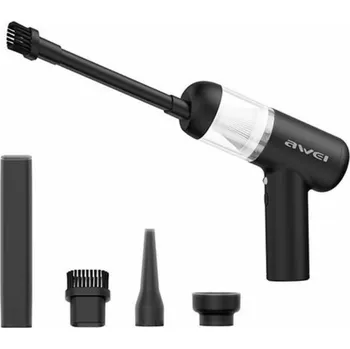 Vysavač Awei AWEI Mini Vysavač V2 Bezdrátový s Indikátorem Prachu Černý