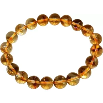 Náramek Citrínový exkluzivní náramek v AA kvalitě, 10 mm