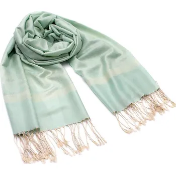 Šála Šála zimní - světle zelená