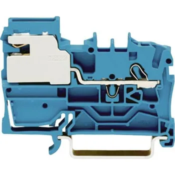 WAGO 2002-7114 oddělovací svorka 5.20 mm pružinová svorka osazení: N modrá 1 ks