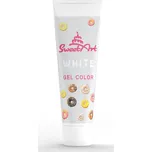 SweetArt dekorativní gelová barva tuba White (30 g) ▹