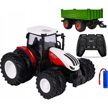 autíčko Dálkově Ovládaný Traktor pro Děti s Přívěsem, Pilot, Světla Stator Y320