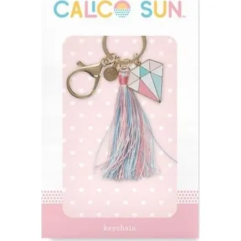 Přívěsek Na Klíče Carrie - Diamant s karabinou a střapcem