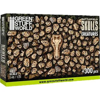 Plastikový model 300 Lebek bojových tvorů 1:48-1:35, měřítko 1:48-1:35, GSW