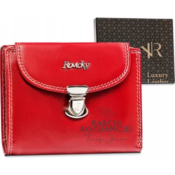 Peněženka 4U Cavaldi peněženka z pravé kůže červená - dámská