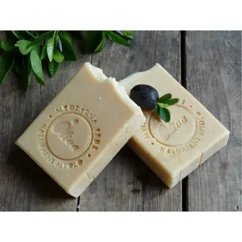 Koupelová kosmetika Jemné hypoalergenní krémové mýdlo z olivového oleje, čerstvého kozího mléka a včelího vosku