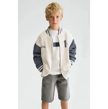 Chlapecká mikina Dětská mikina Mayoral 6416.7C.Junior.PPY2 béžová 12X, vel. 128