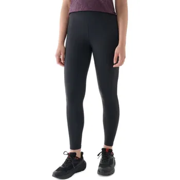 Dámské legíny Dámské běžecké zateplené legíny 4F-TIGHTS FNK-WAW24TFTIF266-22S-ANTHRACITE Šedá M