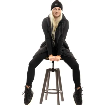 Dívčí bunda Dámská vesta AUTHORITY-V-PEPE black Černá XXL