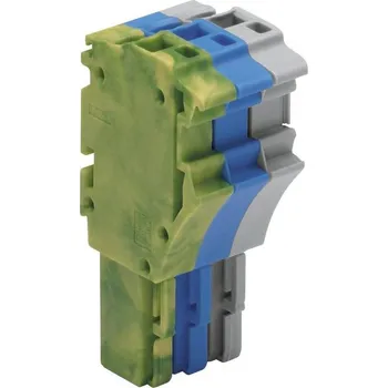 1vodičové perové lišty série 2022 N/A šedá, modrá, zelená, žlutá WAGO 1 ks