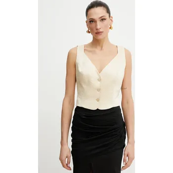 Dámská vesta Vesta Guess CAMILLE W5GH71.WH5F0 béžová 08X, vel. S